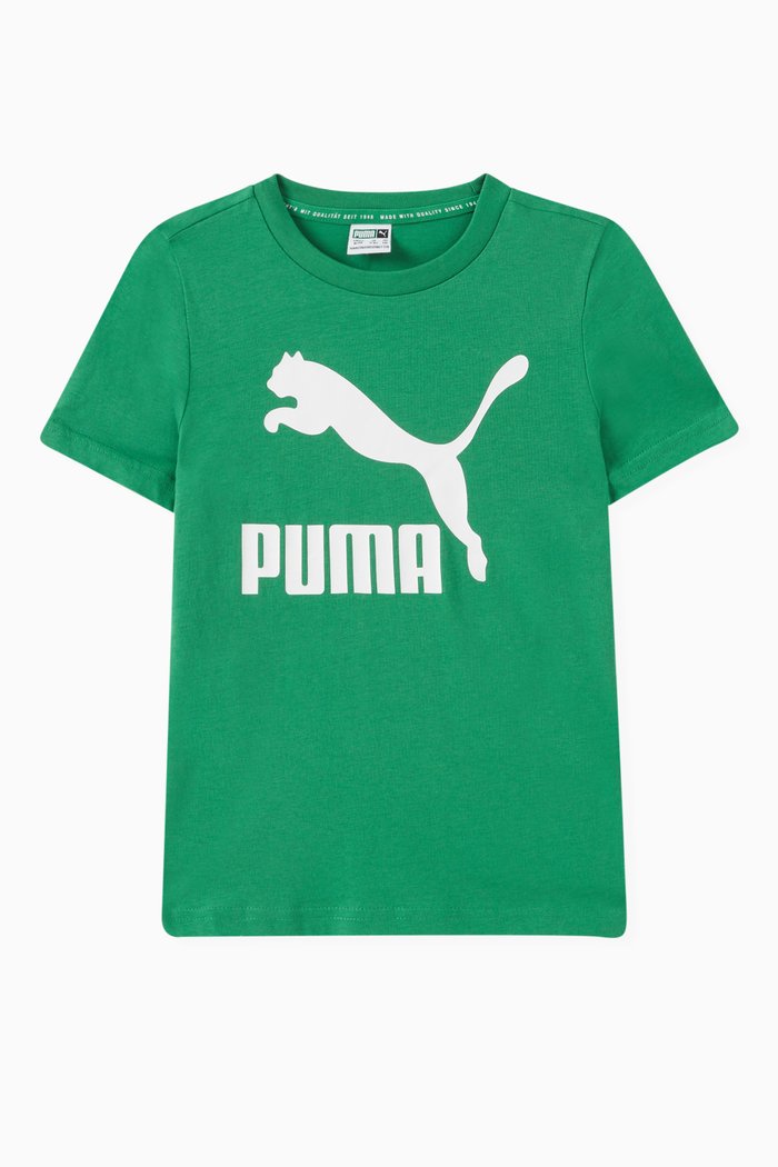 

T-shirt in Cotton, Green