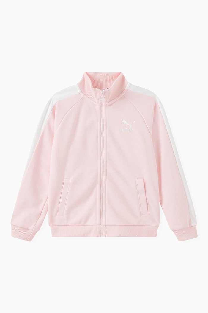 

Classics T7 Track Jacket in Cotton Blend, Pink