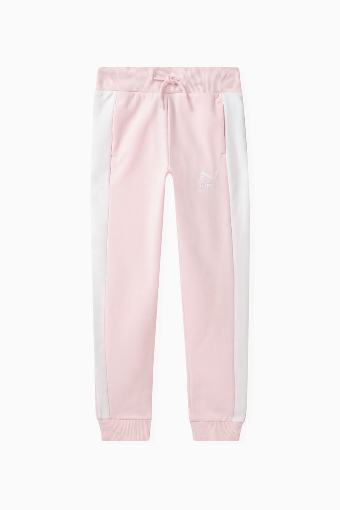

Classics T7 Track Pants in Cotton Blend, Pink