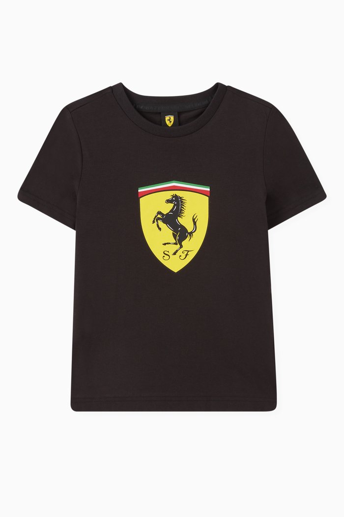 

Ferrari Race T-shirt in Cotton Jersey, Black