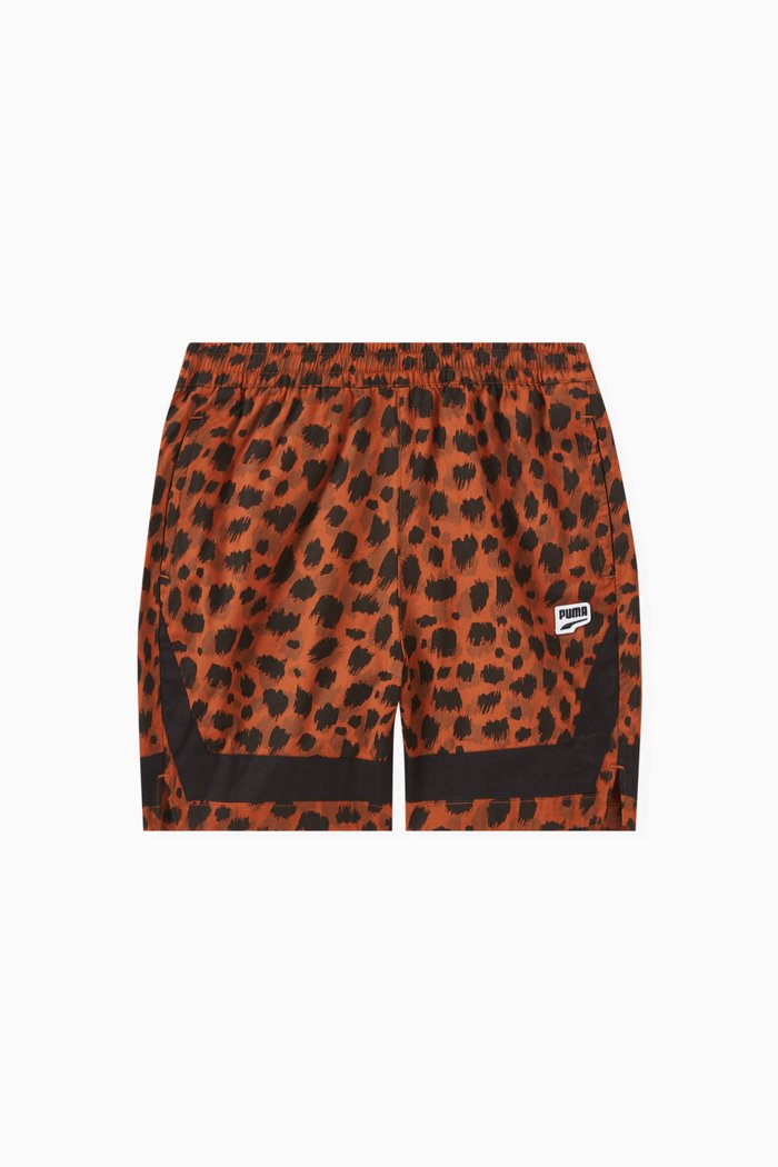 Downtown Shorts in Cotton, Brown