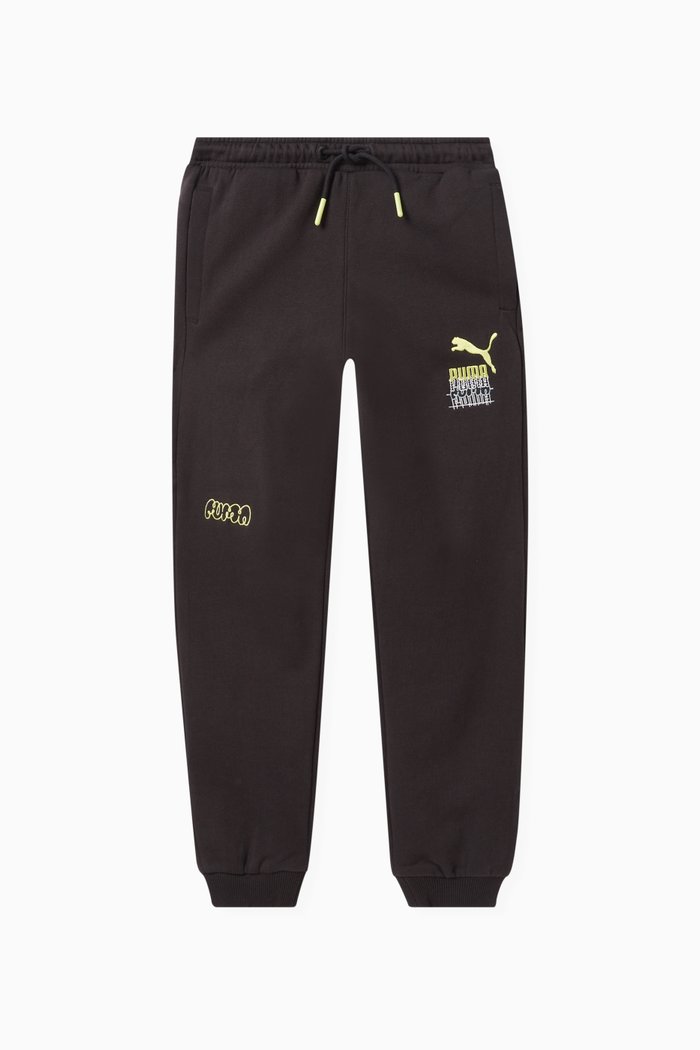 

Brand Love Sweatpants in Cotton Blend, Black