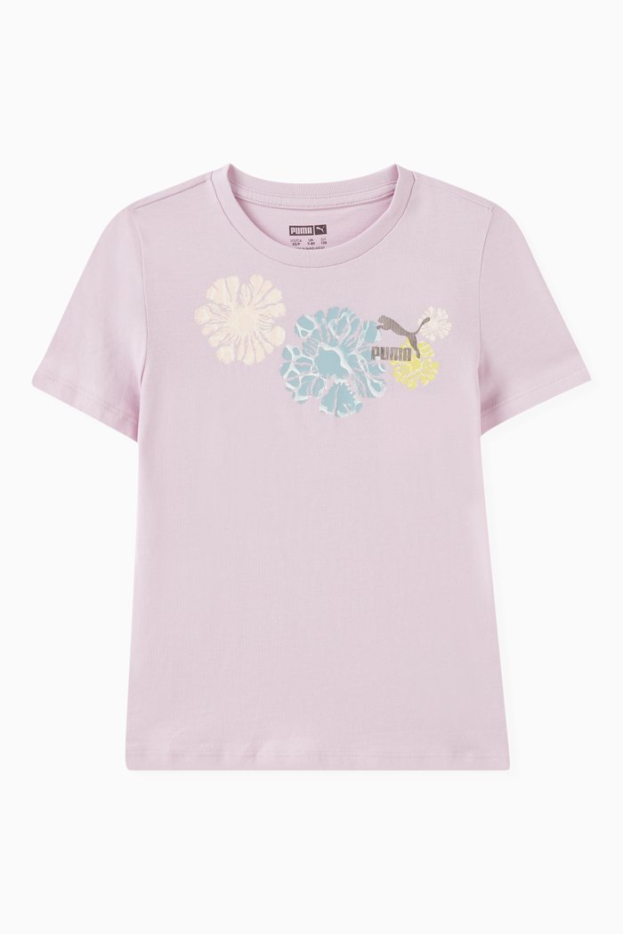 

T-shirt in Cotton, Purple