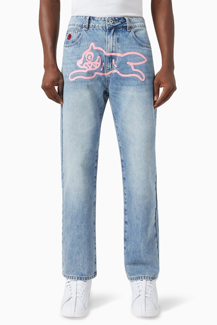 

Running Dog Jeans in Denim, Blue