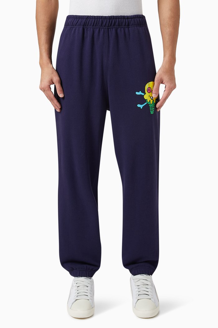 

Cones & Bones Jogger Pants in Jersey, Blue