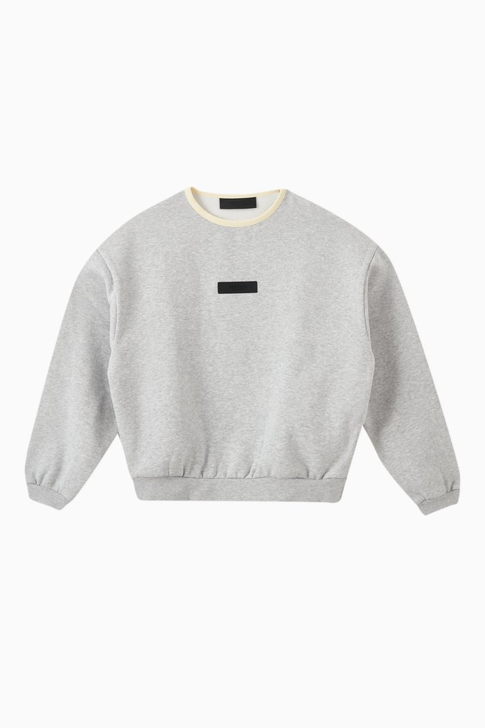 

Crewneck Sweatshirt in Cotton-fleece, Grey