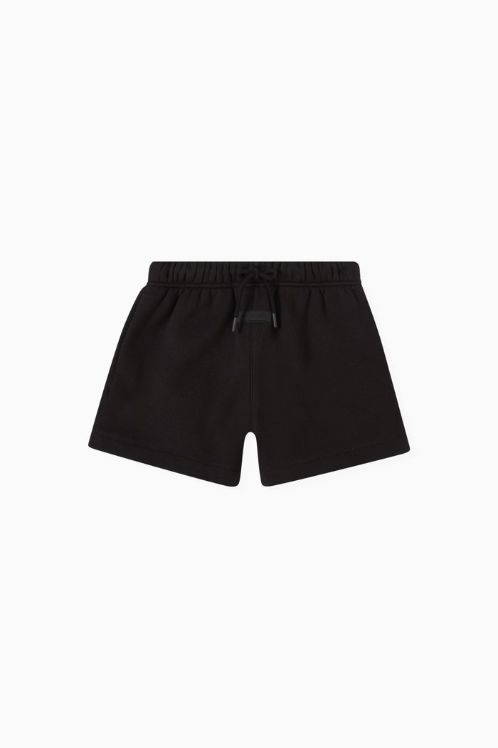 

Essentials Running Shorts in Cotton-blend Fleece, Black