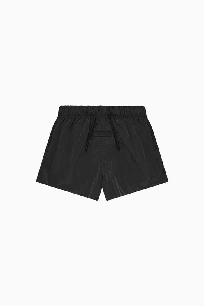 

Running Shorts in Crinkle Nylon, Black