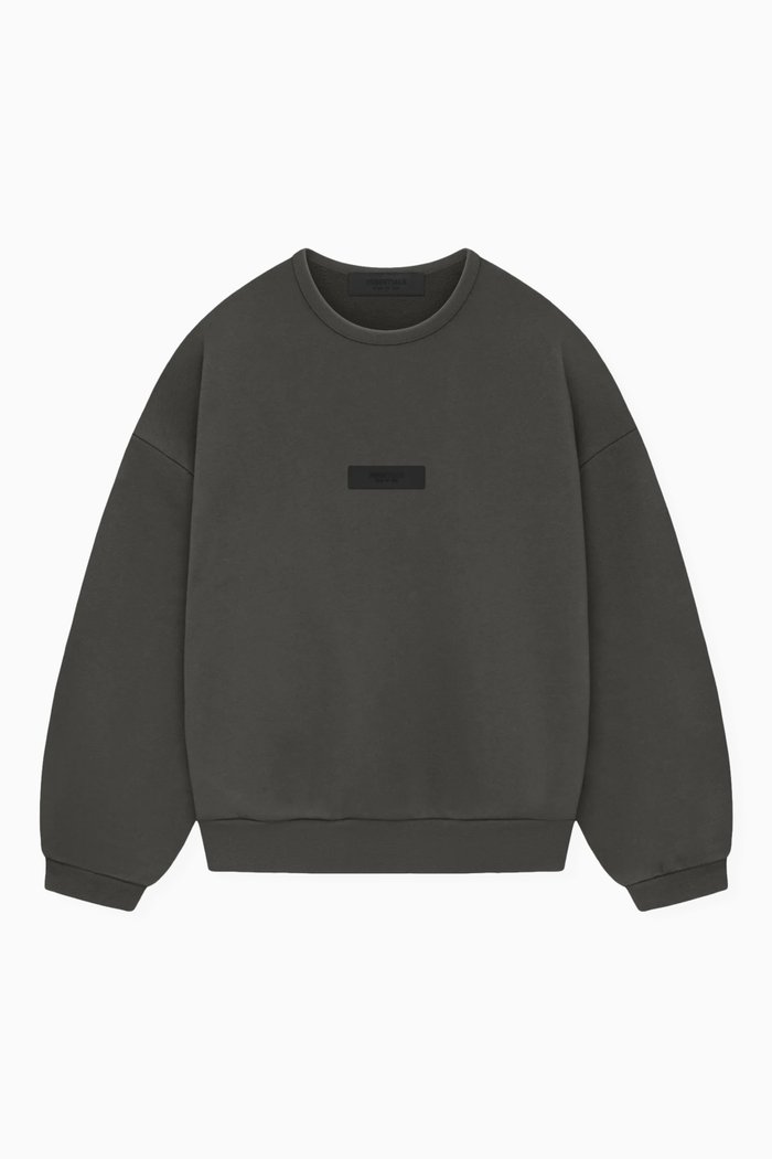 

Crewneck Sweatshirt in Cotton-fleece, Black