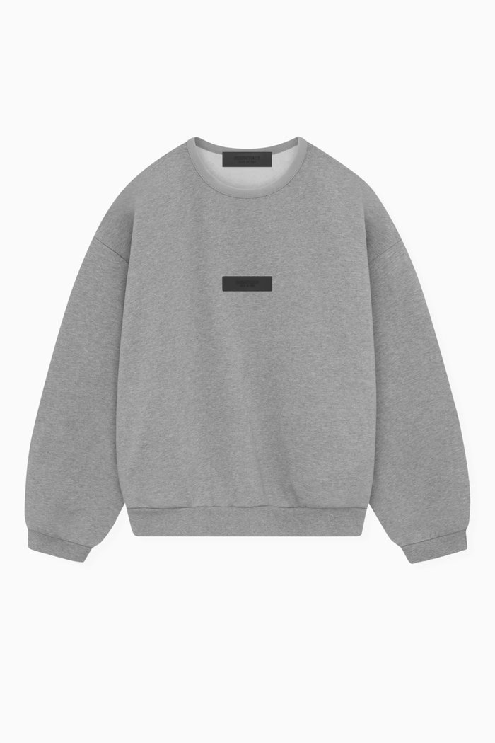 

Crewneck Sweatshirt in Cotton-fleece, Grey