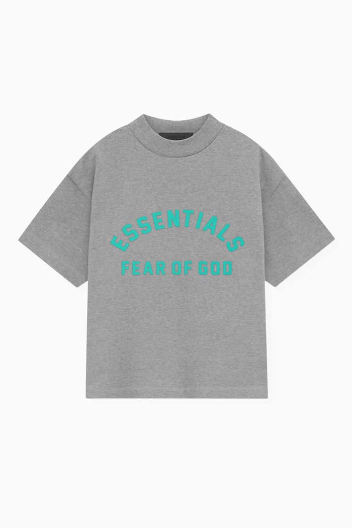 

Short-sleeve T-shirt in Cotton-jersey, Grey