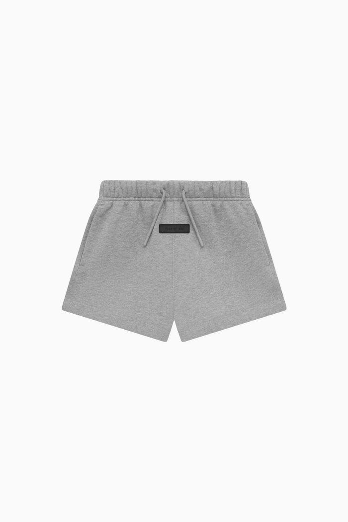 Running Shorts in Cotton-fleece, Grey