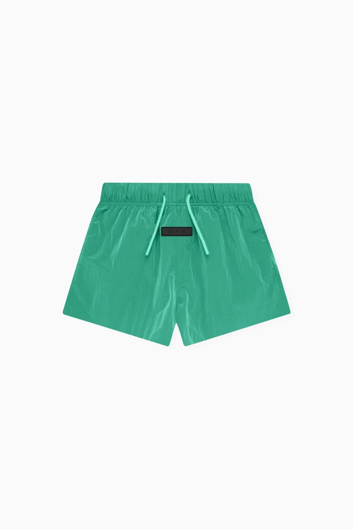 

Running Shorts in Crinkle Nylon, Green