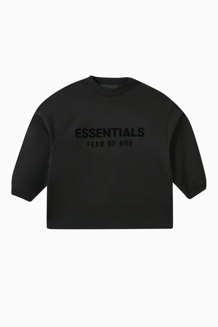 

Long-sleeve T-shirt in Cotton-jersey, Black