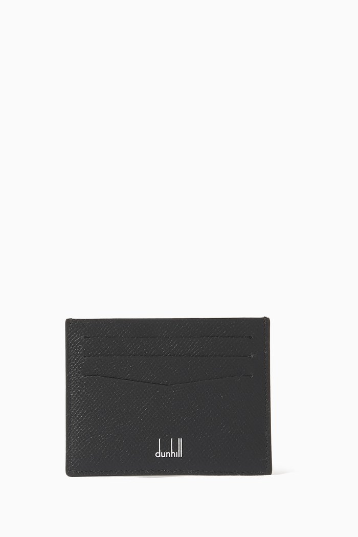 

Cadogan Card Case in Full-grain Calf Leather, Black
