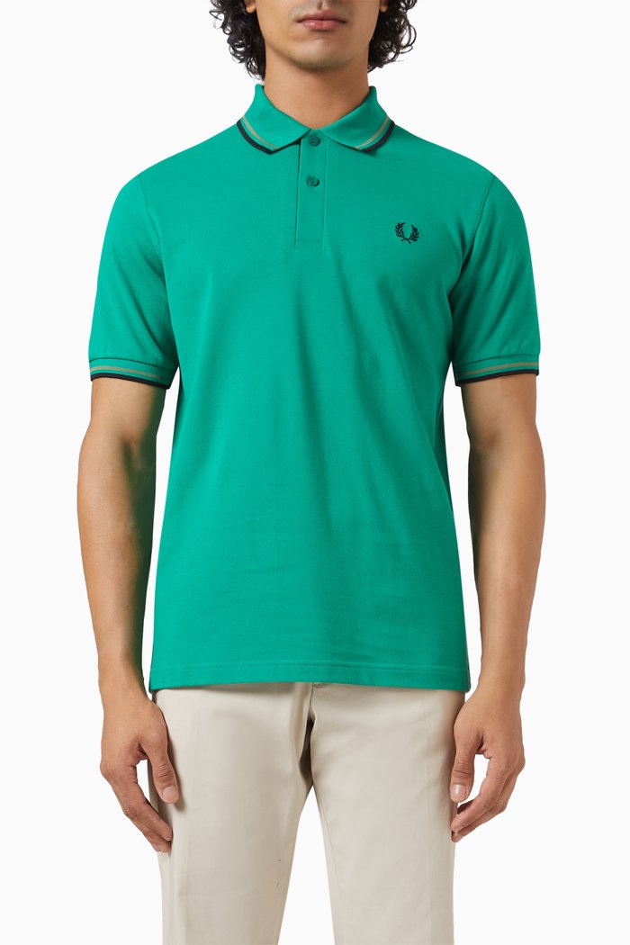 

M12 Fred Perry Polo Shirt in Cotton Piqué, Green