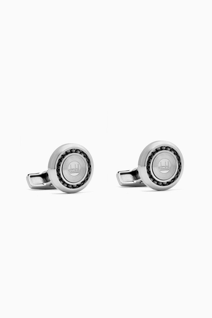 

Ballbearing Cufflinks, Silver