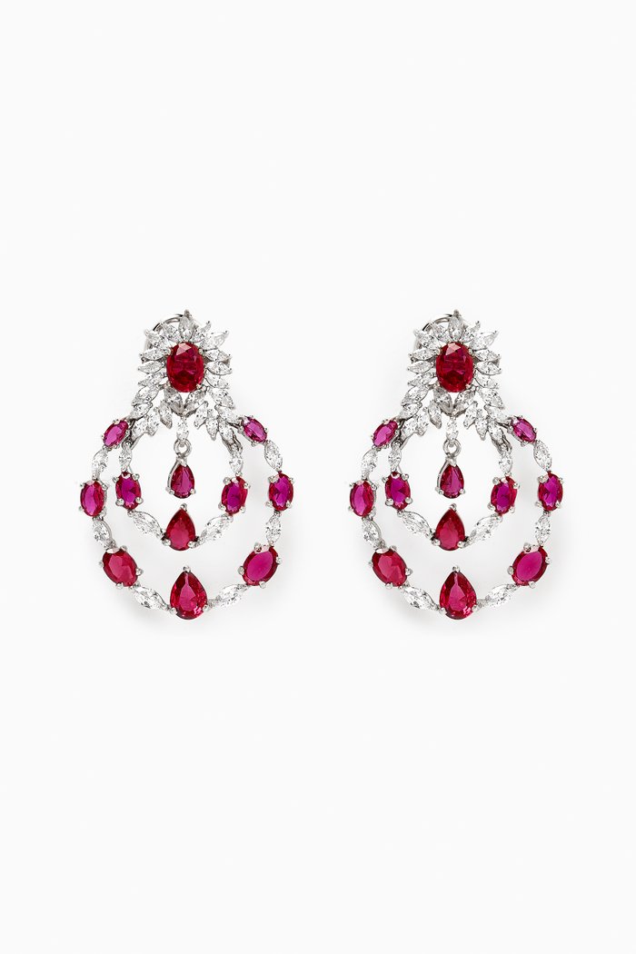 

Regalia Statement Earrings In Sterling Silver