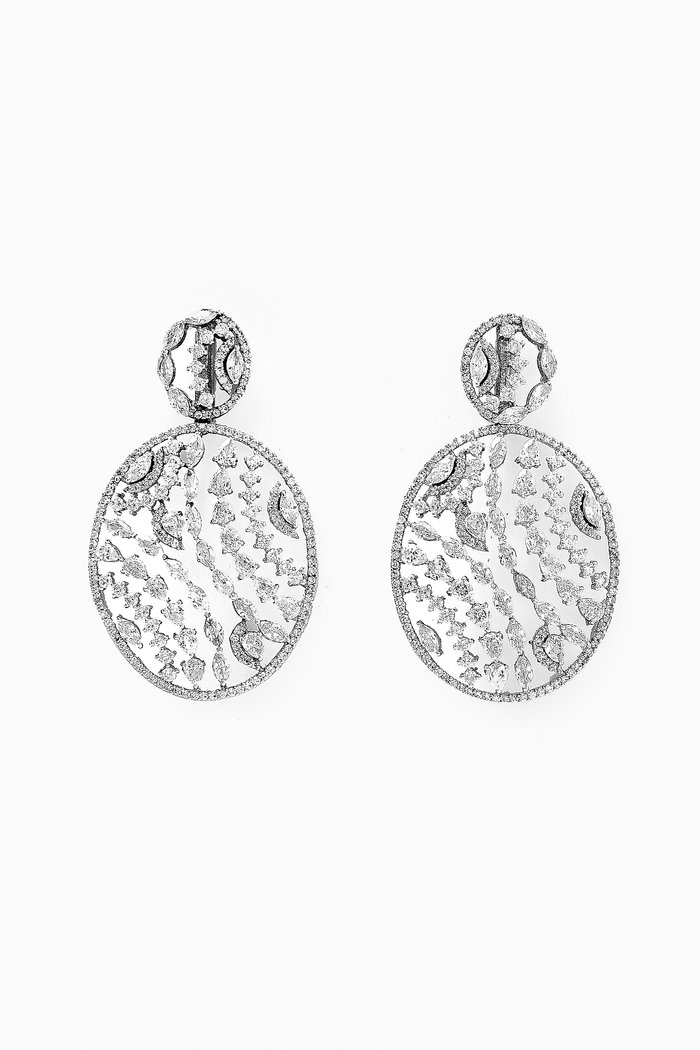 

Ilene Statement Drop Earrings in Sterling Silver