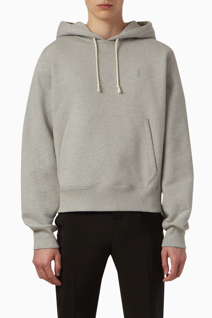 Cassandre Hoodie in Fleece, Grey