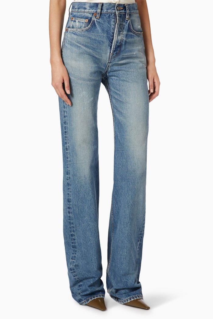 

Charlotte Straight-leg Jeans in Denim, Blue
