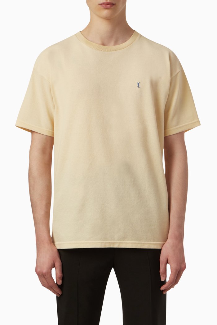 

Cassandre T-shirt in Cotton Blend Piqué, Yellow