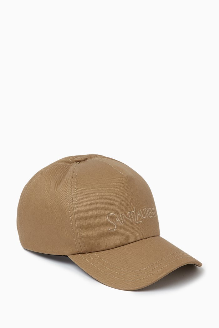 

Logo-embroidered Baseball Cap in Gabardine, Neutral