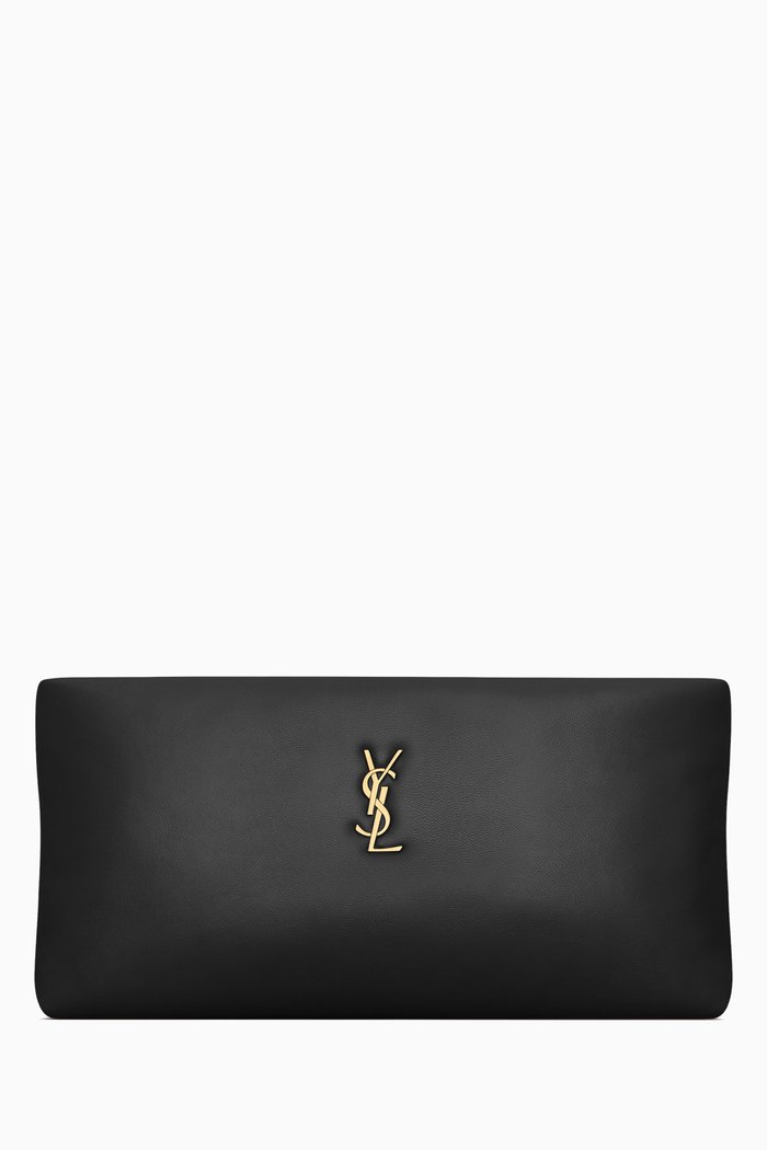 

Calypso Long Pouch in Lambskin, Black