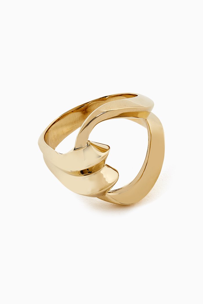 

Loop Ring in Metal, Gold