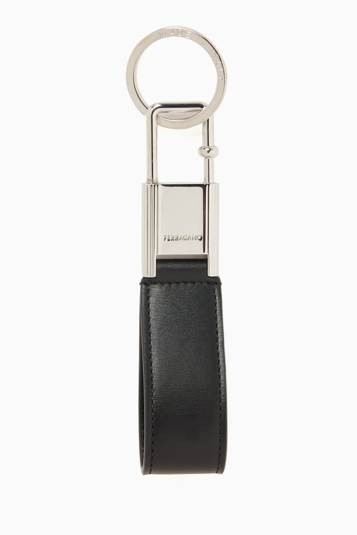 

Classic Key Holder in Leather, Black