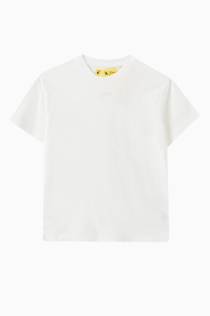 

Off Stamp T-Shirt in Cotton, White