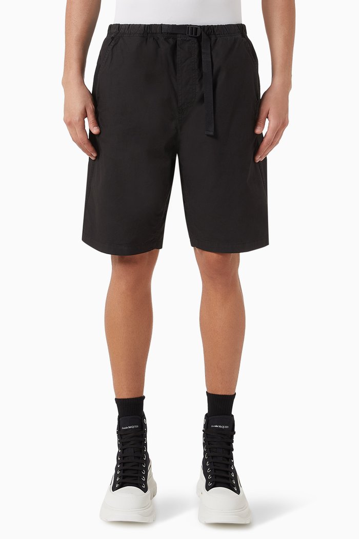 

Bermuda Shorts in Cotton, Black