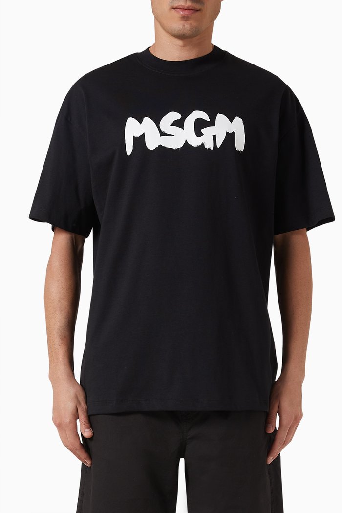 

Logo T-shirt in Cotton-jersey, Black