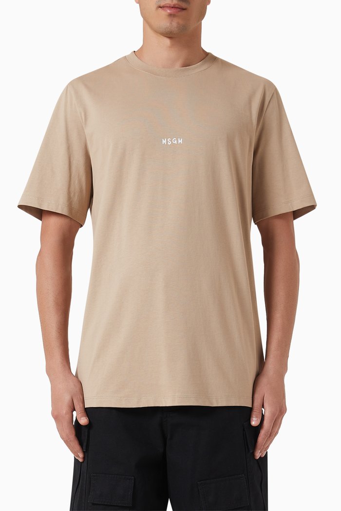

Logo T-Shirt in Cotton, Neutral