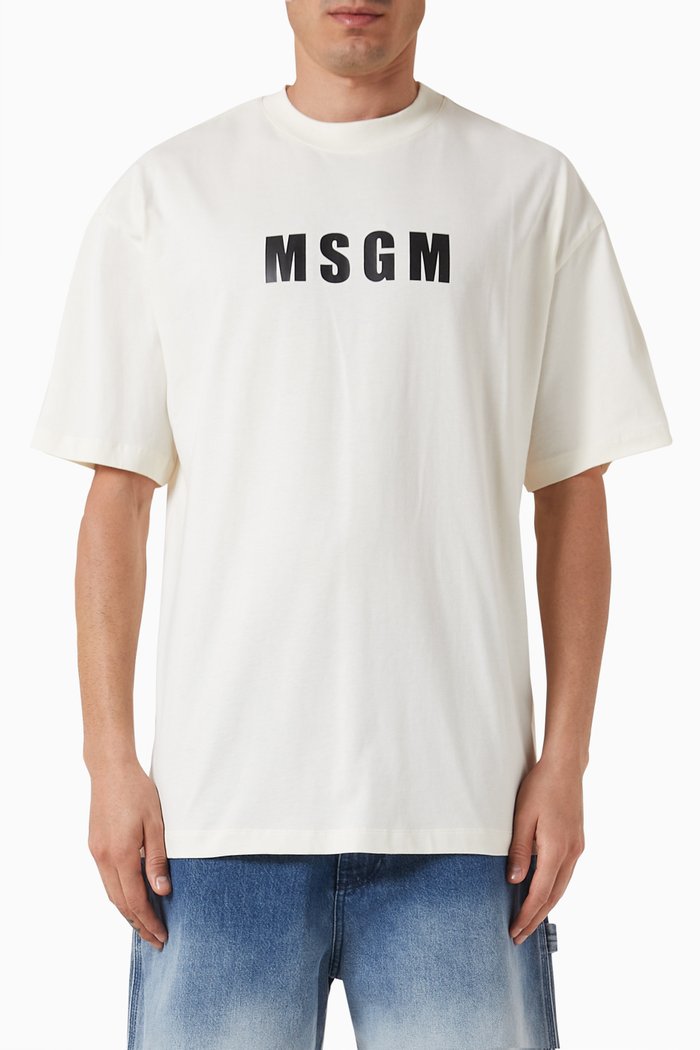 

Logo T-shirt in Cotton-jersey, Neutral