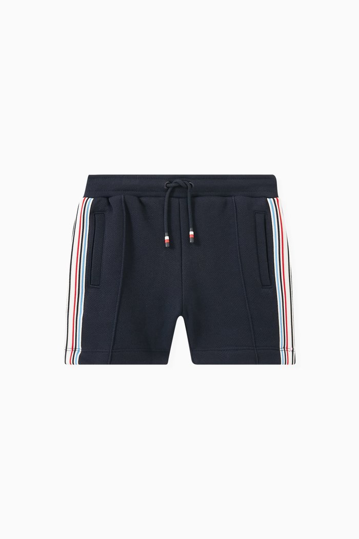 Track Sweatshorts in Cotton-blend, Blue