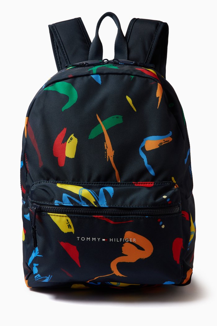

Essential Print Backpack, Blue