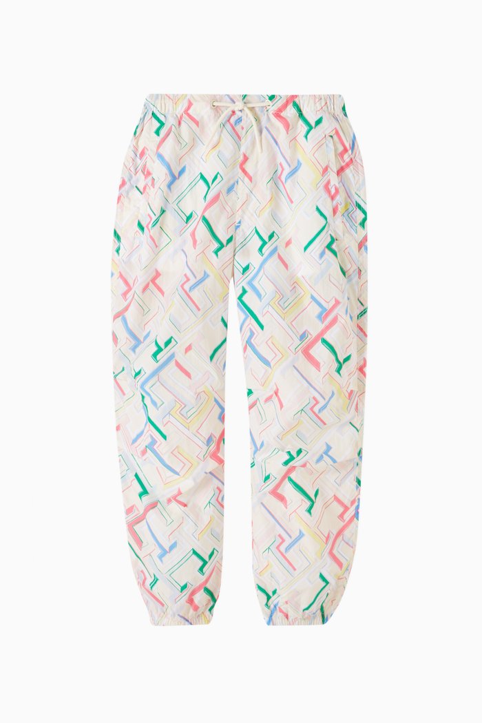 

Monogram Joggers, White