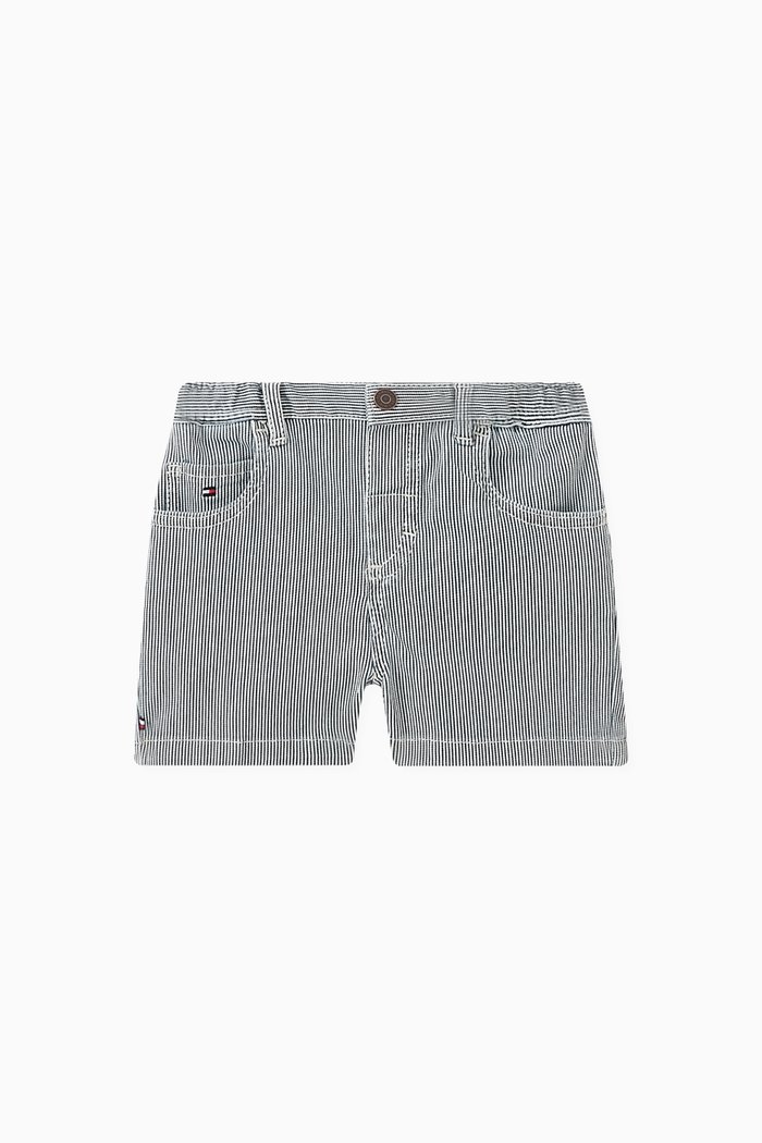 

Essential Stripe Shorts in Denim, Blue