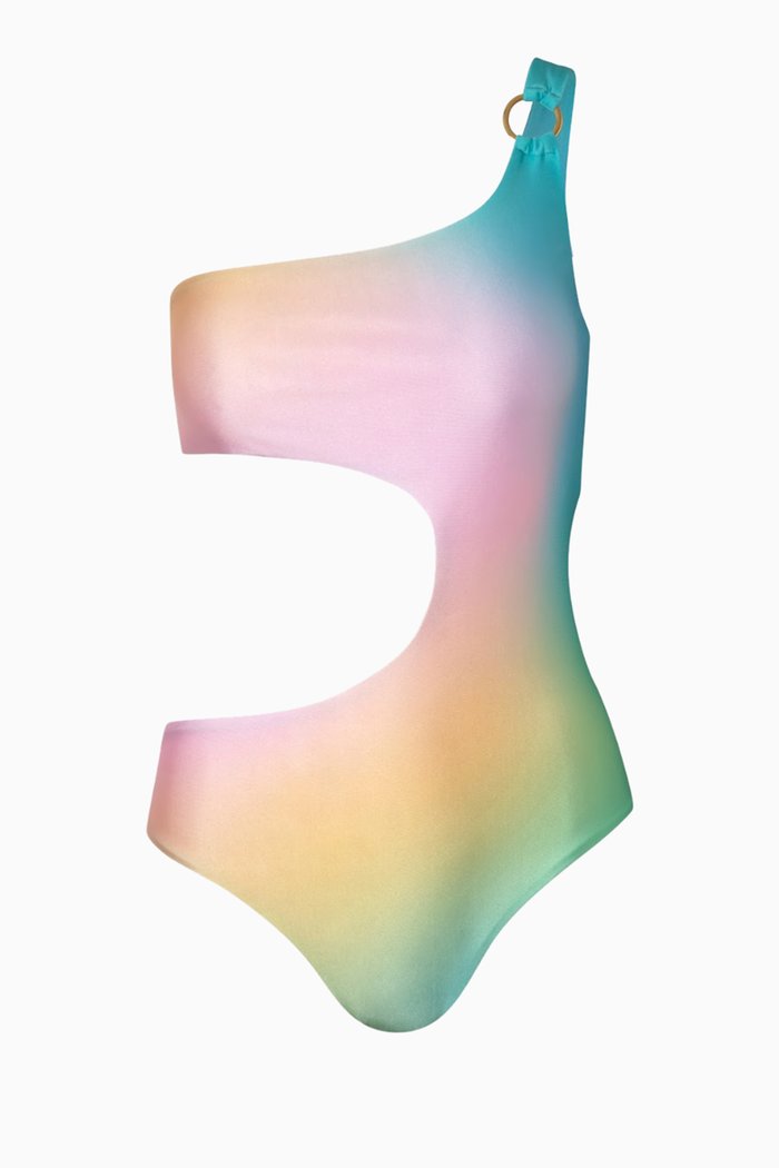 

Tamboril One-piece Swimsuit in Lycra, Multicolour