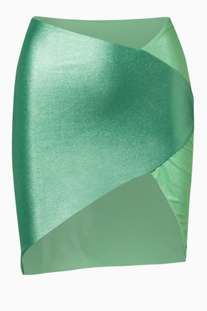 

Rafaela Pareo Mini Skirt, Green