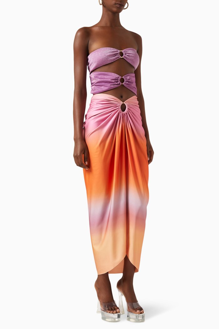 

Isla Maxi Dress in Lycra, Multicolour