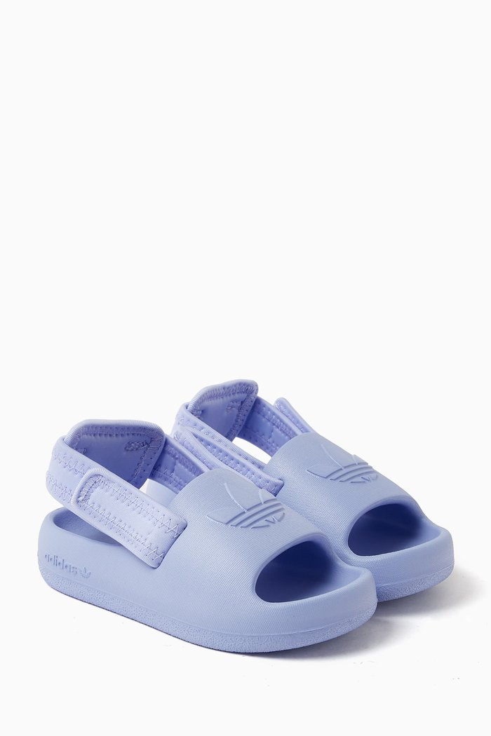

AdiFOM Adilette Sandals in EVA Rubber, Purple