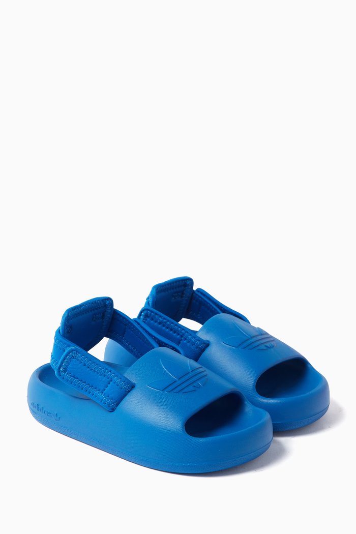 

Adifom Adilette Slides in EVA and Mesh, Blue