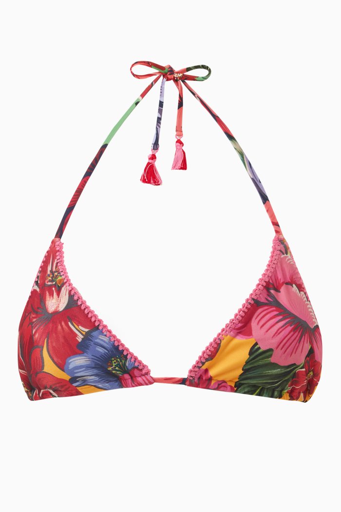 

Winter Chita Bikini Top in Stretch Nylon, Green