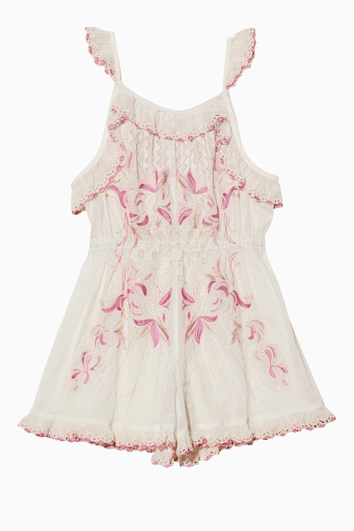 

Samba Playsuit in Cotton, Neutral