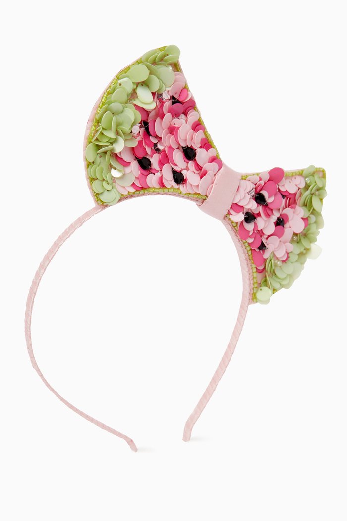 

Watermelon Splash Headband, Pink