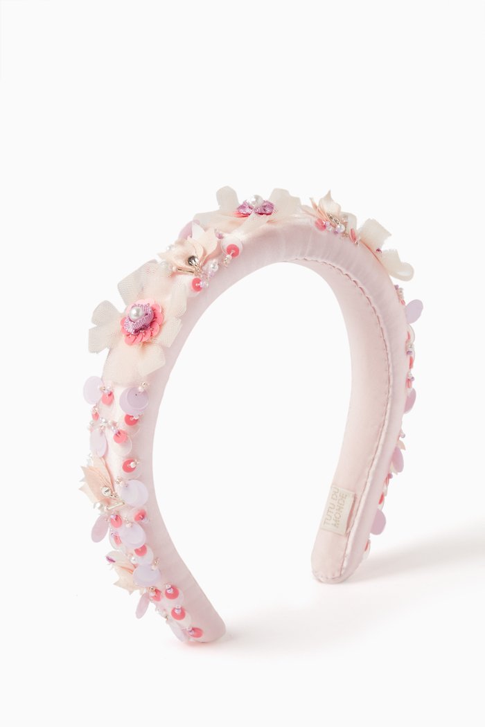 

Portrait Flower Headband, Pink