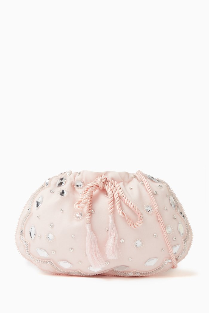 Renaissance Bag in Satin, Pink