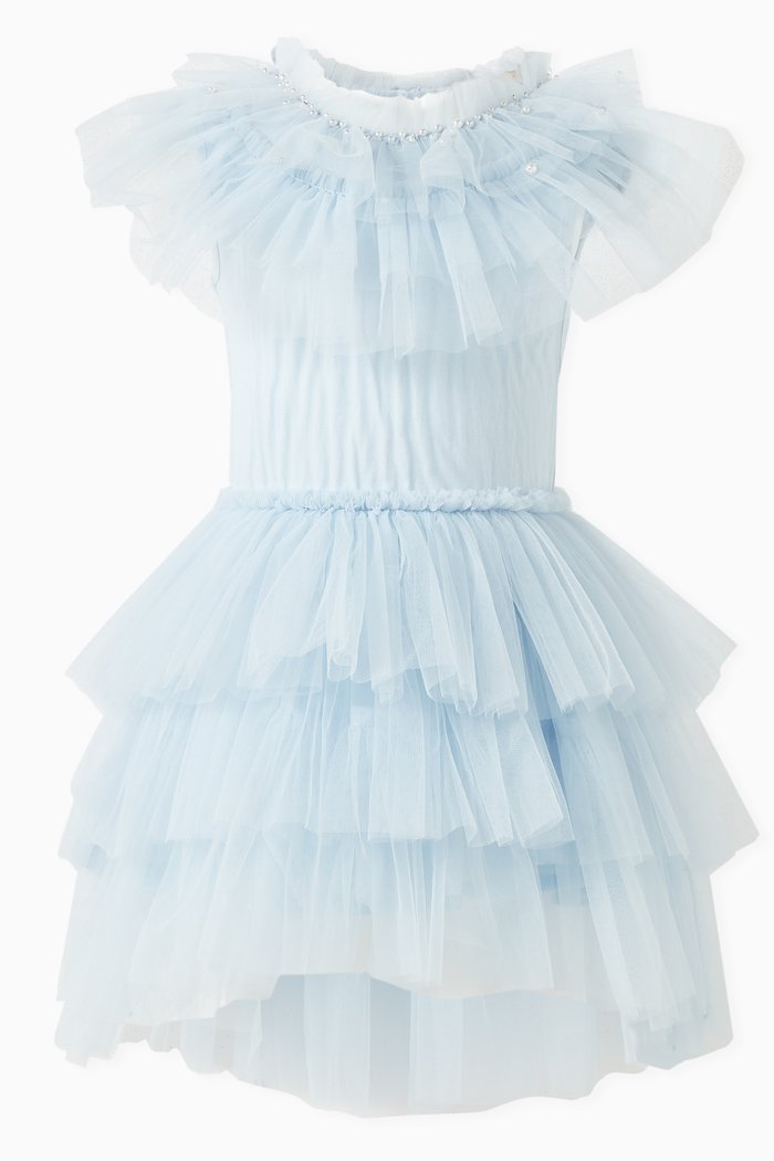 

Watercolour Tutu Dress, Blue